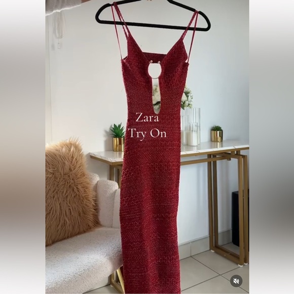 Zara Buckled cut out knit dress - Picture 15 of 16